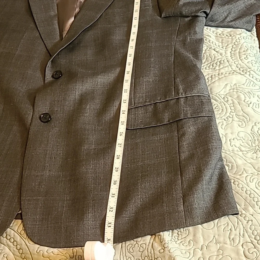 Austin Reed 48R Gray Wool 2Btn Blazer Suit Sport Coat Jacket‎